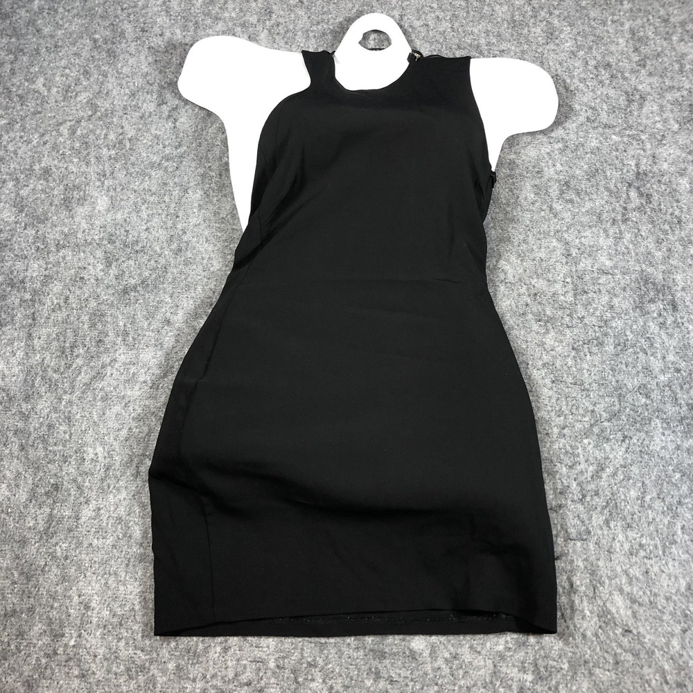Zara Woman Dress Womens M Black Cutout Bodycon‎ Mini Cocktail